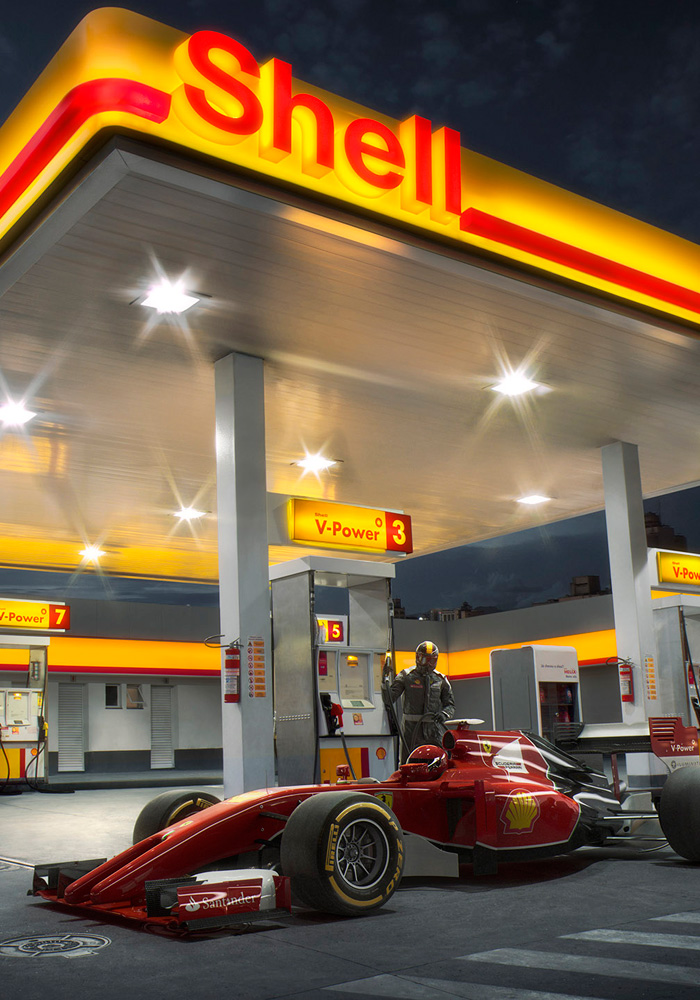 SHELL FERRARI
